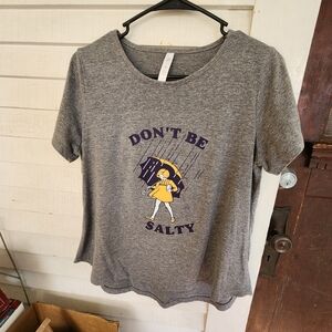 Gray Graphic Short Sleeve Tee